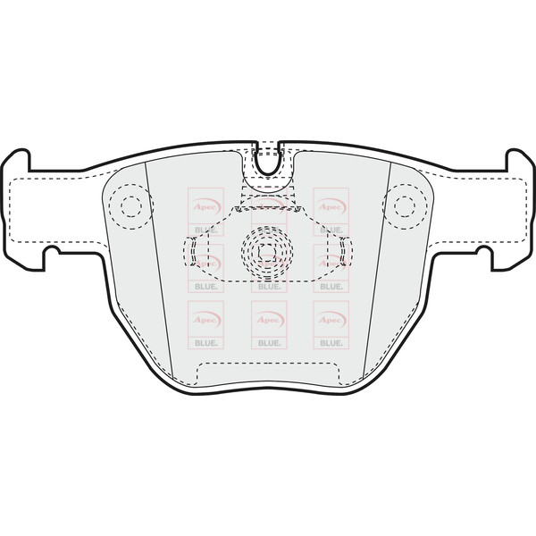 APEC BLUE BRAKE PADS (FRONT) (R90) image