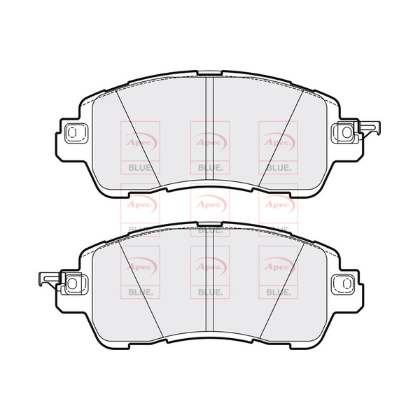 APEC BLUE BRAKE PADS (FRONT) (R90) image