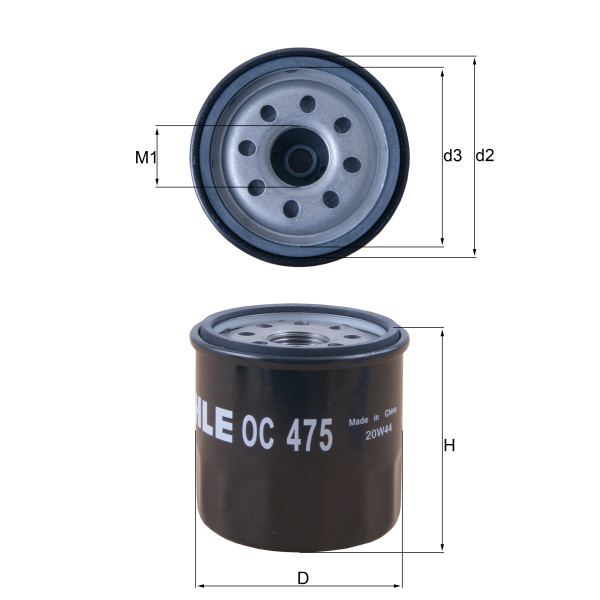 OIL FILTER - SPIN ON image