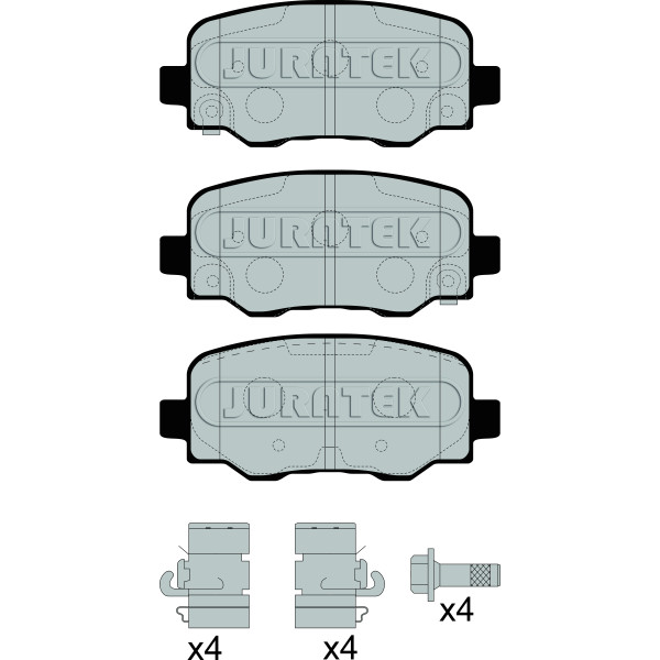 PAD (REAR) - ALFA ROMEO FIAT JEEP image