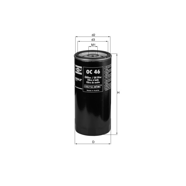 OIL FILTER - SPIN ON image