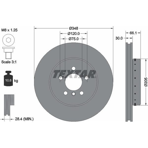 TEXTAR BIMETALLIC DISCS image