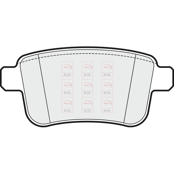 APEC BLUE BRAKE PADS (REAR) (R90) image
