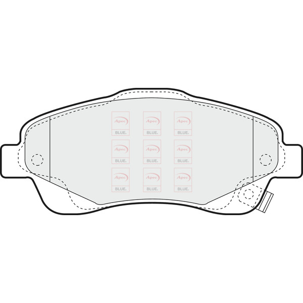 APEC BLUE BRAKE PADS (FRONT) (R90) image