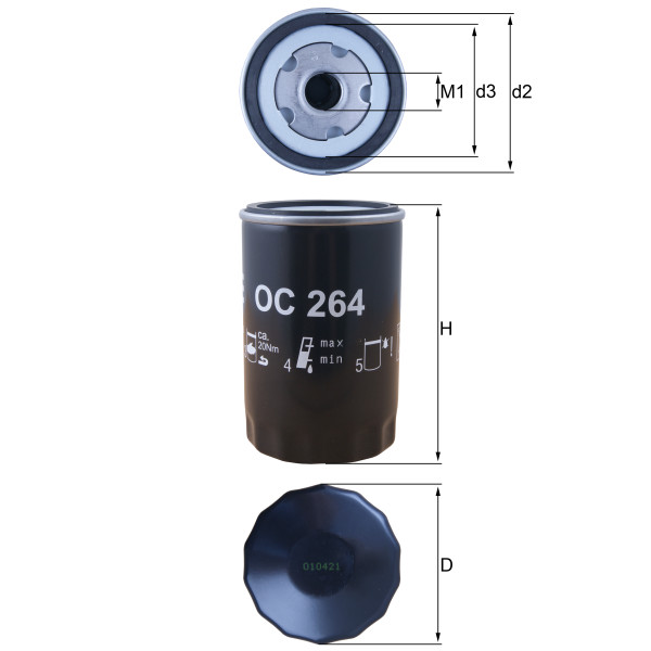 OIL FILTER - SPIN ON image