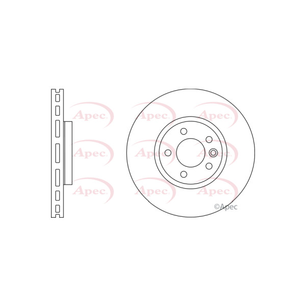 APEC BRAKE DISC SINGLE image