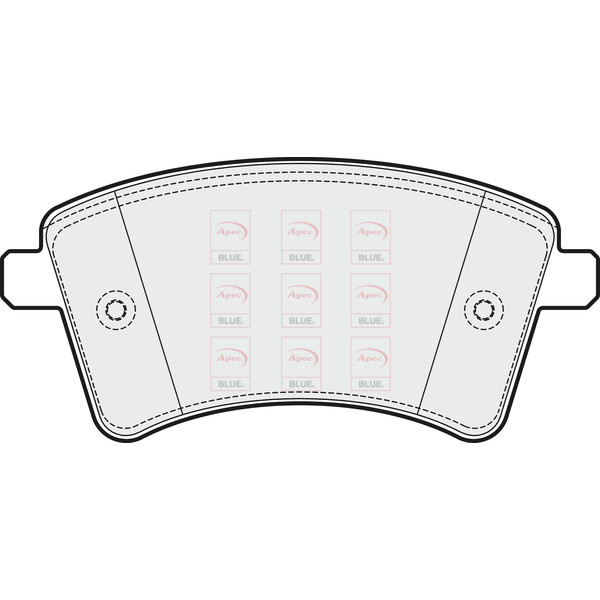 APEC BLUE BRAKE PADS (FRONT) (R90) image