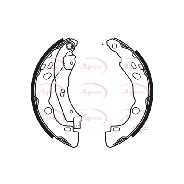 APEC BRAKE SHOES (REAR) (R90) image