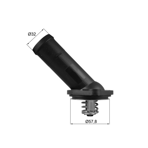 THERMOSTAT INTEGRAL WITH GASKET image