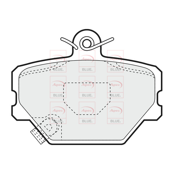 APEC BLUE BRAKE PADS (FRONT) (R90) image