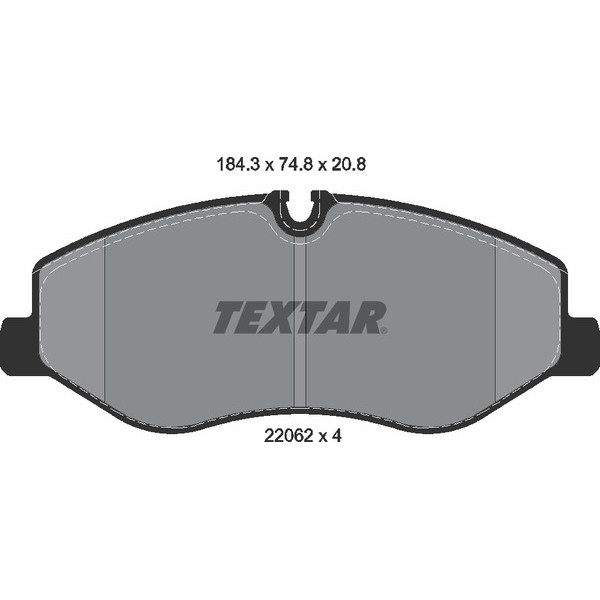 TEXTAR PC BRAKE PADS image