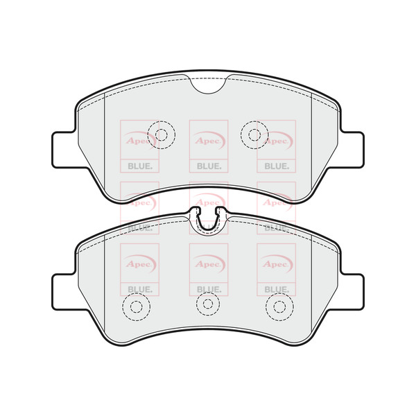 APEC BLUE BRAKE PADS (REAR) (R90) image
