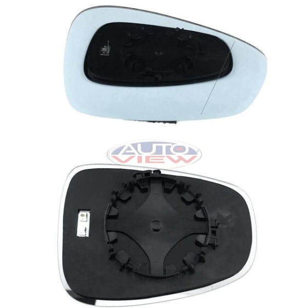 Alfa 159 / Mito 06-> RH Aspheric Blue-Tinted Heated WBP image