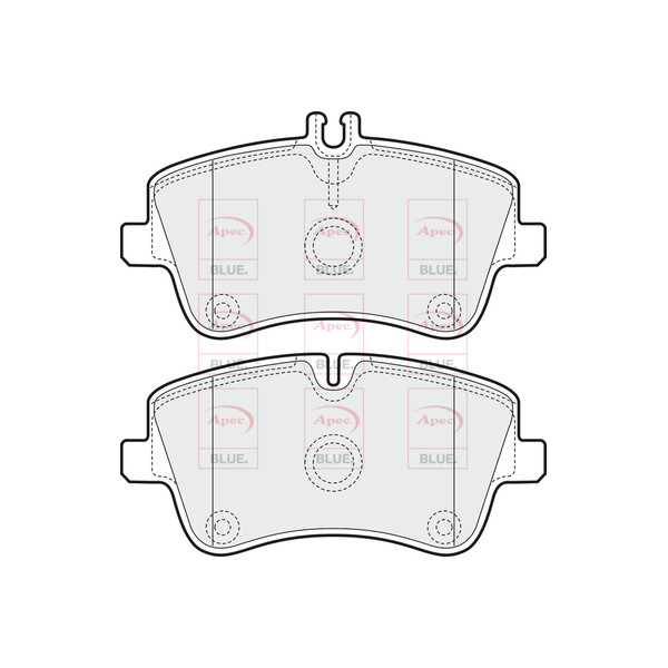APEC BLUE BRAKE PADS (FRONT) (R90) image