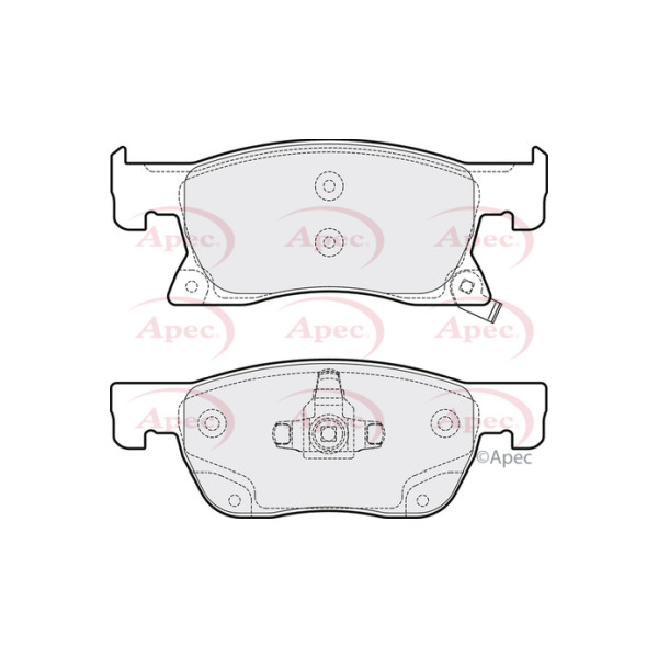 APEC BRAKE PADS (FRONT) (R90) image