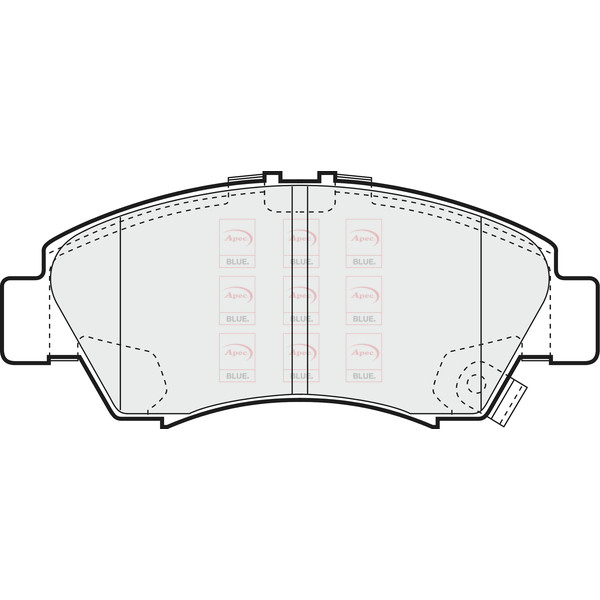 APEC BLUE BRAKE PADS (FRONT) (R90) image