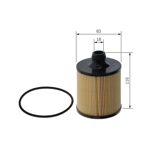 CAR OIL FILTER P7273 image