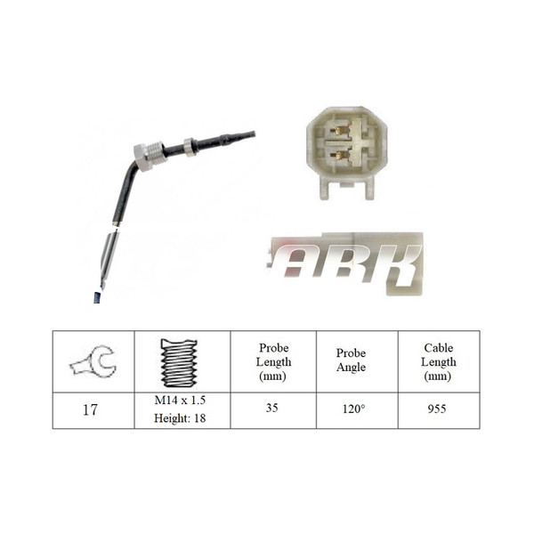 EXHAUST GAS TEMPERATURE SENSOR image