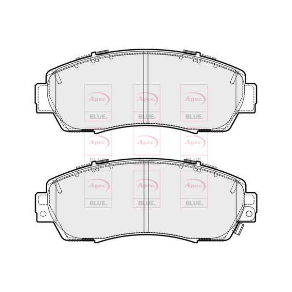 APEC BLUE BRAKE PADS (FRONT) (R90) image