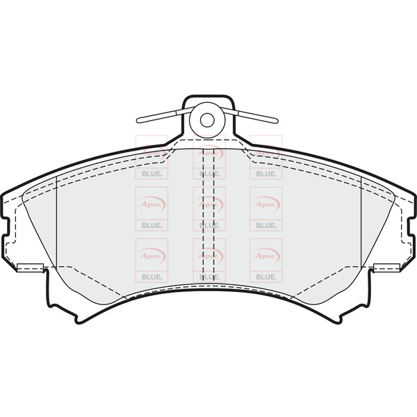APEC BLUE BRAKE PADS (FRONT) (R90) image