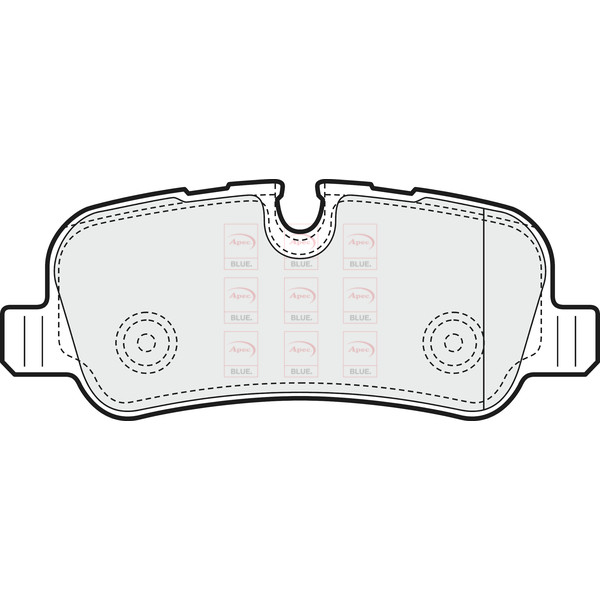 APEC BLUE BRAKE PADS (REAR) (R90) image