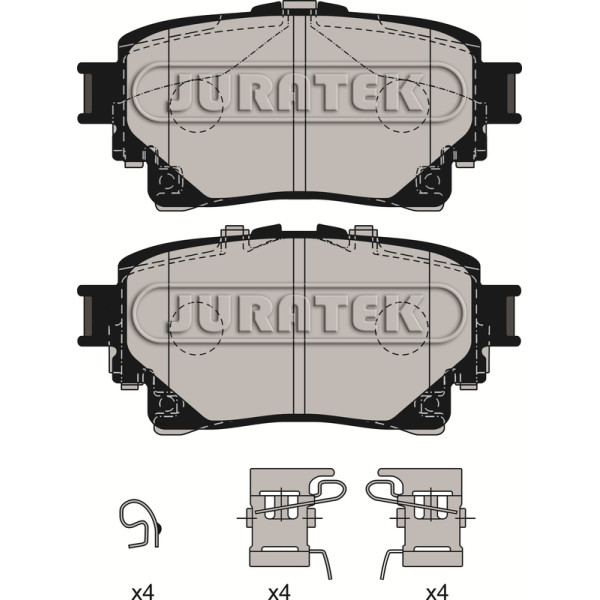 PAD (REAR) - LEXUS SUZUKI TOYOTA image