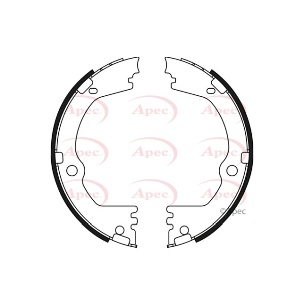 APEC BRAKE SHOES (REAR) (R90) image