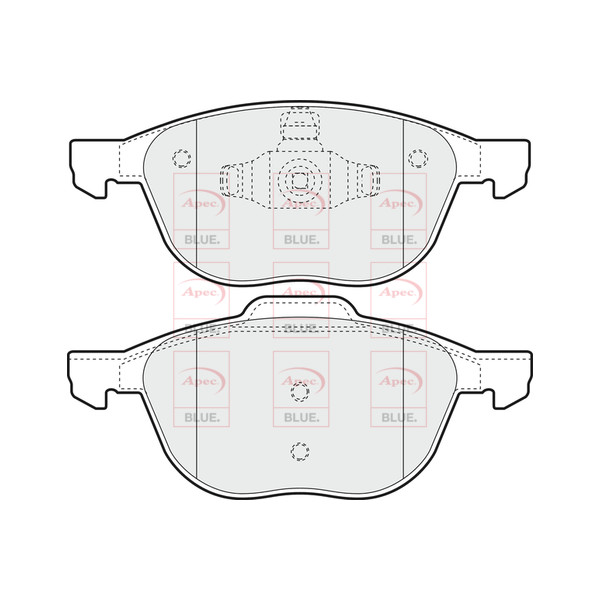 APEC BLUE BRAKE PADS (FRONT) (R90) image