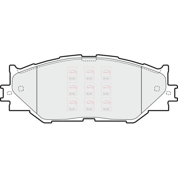 APEC BLUE BRAKE PADS (FRONT) (R90) image