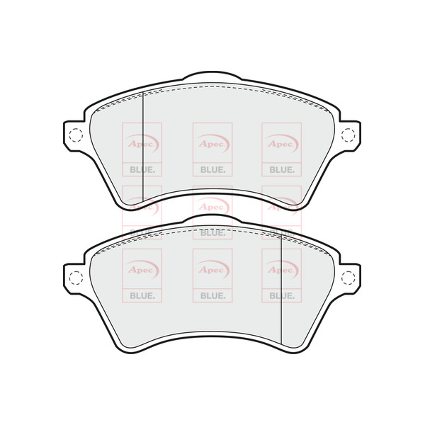 APEC BLUE BRAKE PADS (FRONT) (R90) image