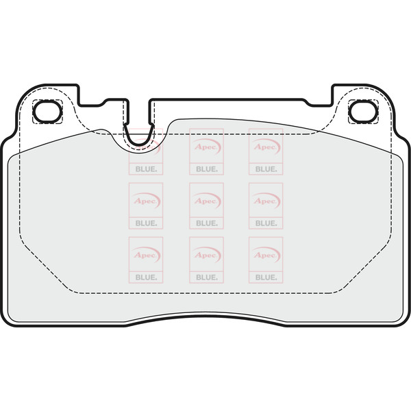 APEC BLUE BRAKE PADS (FRONT) (R90) image