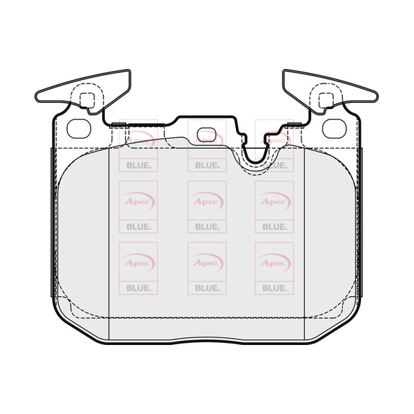 APEC BLUE BRAKE PADS (FRONT) (R90) image