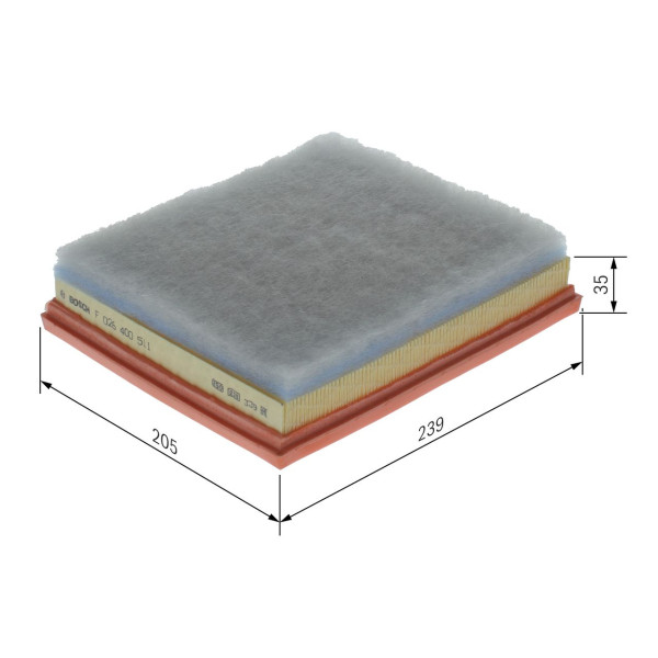 CAR AIR FILTER S0511 image