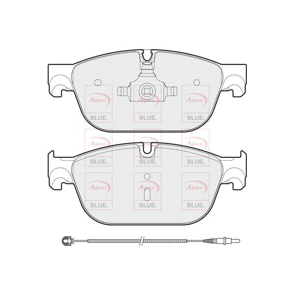 APEC BLUE BRAKE PADS (FRONT) (R90) image