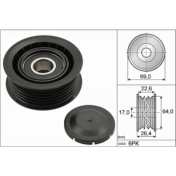 ABDS DEFLECTION PULLEY image