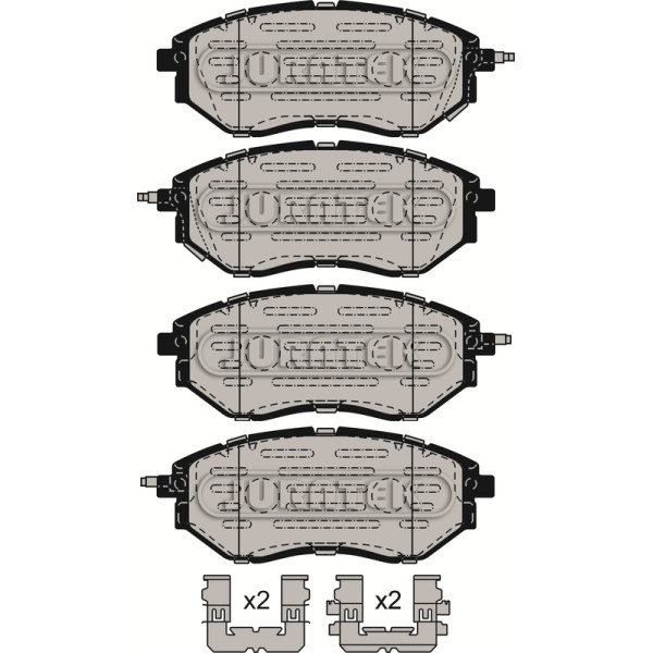 PAD (FRONT) - SUBARU image