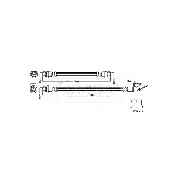 BRAKE HOSE image