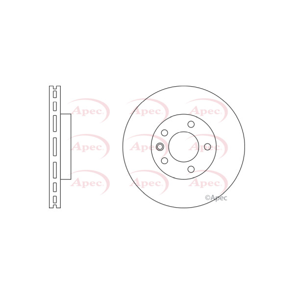 APEC BRAKE DISC (FRONT) (SINGLE) image