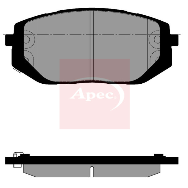 APEC BRAKE PADS (FRONT) (R90) image