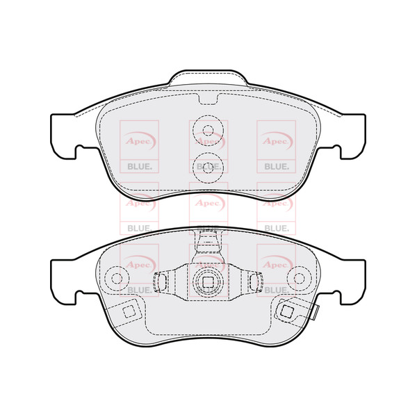 APEC BLUE BRAKE PADS (FRONT) (R90) image