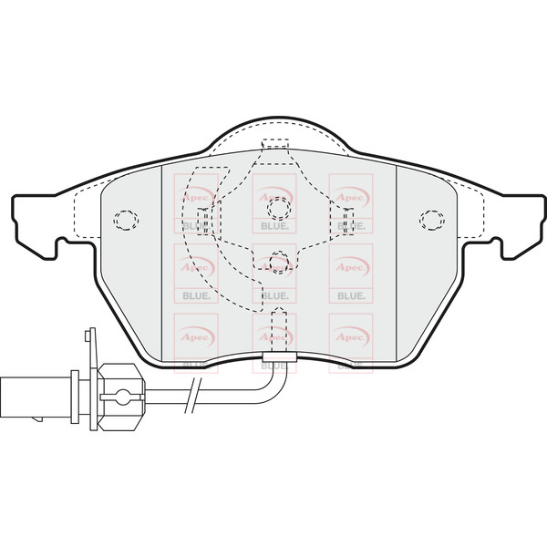 APEC BLUE BRAKE PADS (FRONT) (R90) image