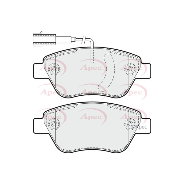 APEC BRAKE PADS (FRONT) (R90) image