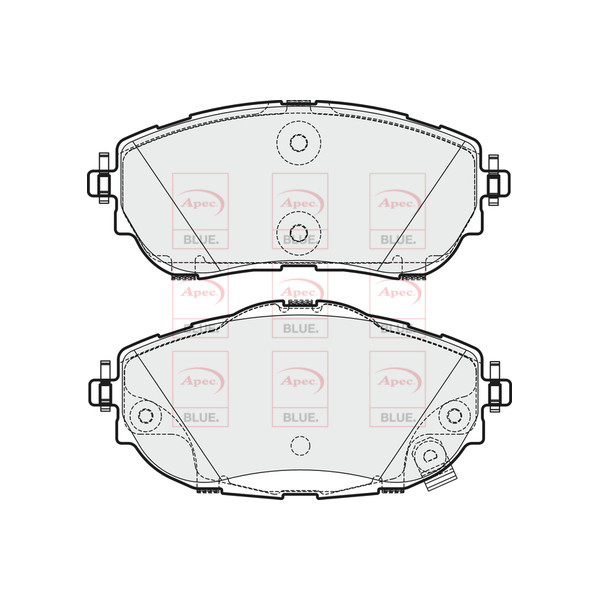 APEC BLUE BRAKE PADS (FRONT) (R90) image