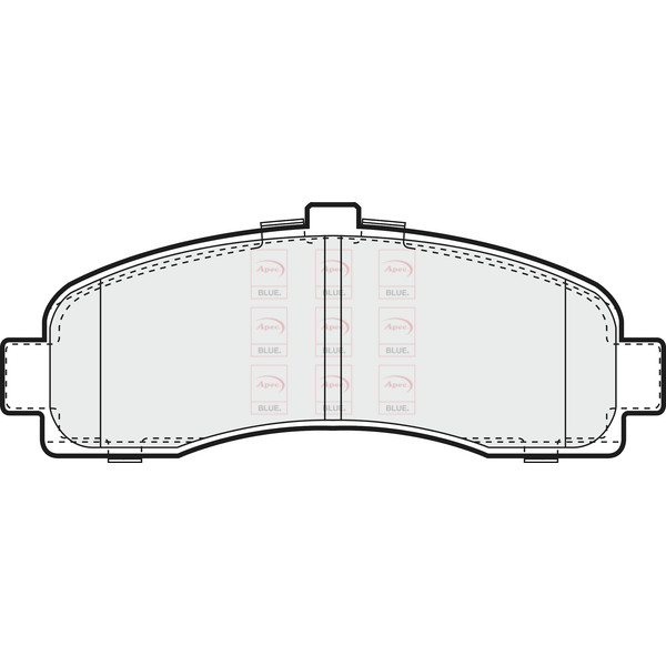 APEC BLUE BRAKE PADS (FRONT) (R90) image