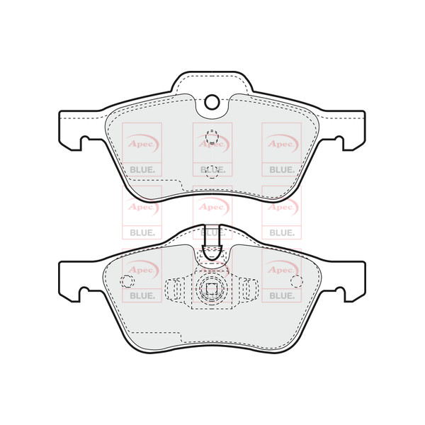 APEC BLUE BRAKE PADS (FRONT) (R90) image