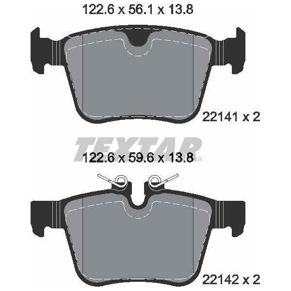 TEXTAR PC BRAKE PADS image
