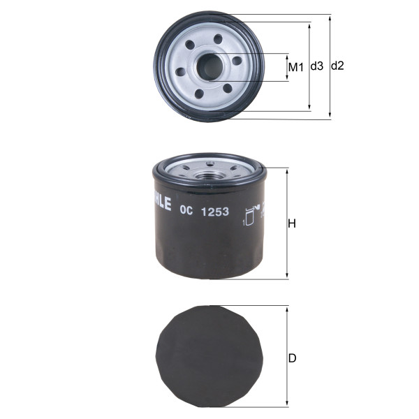 OIL FILTER - SPIN ON image