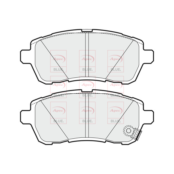 APEC BLUE BRAKE PADS (FRONT) (R90) image