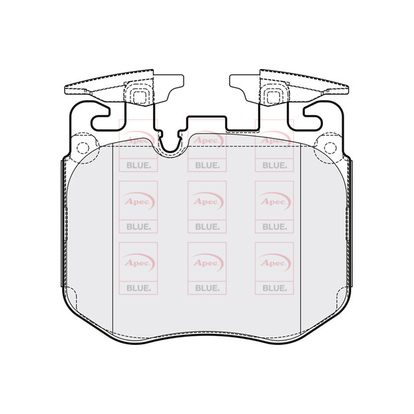 APEC BLUE BRAKE PADS (FRONT) (R90) image