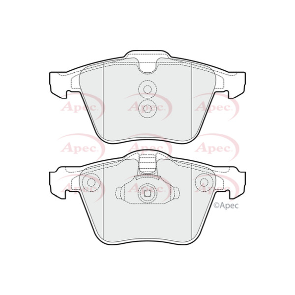 APEC BRAKE PADS (FRONT) (R90) image